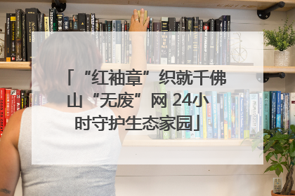 “红袖章”织就千佛山“无废”网 24小时守护生态家园