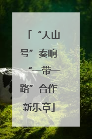 “天山号”奏响“一带一路”合作新乐章