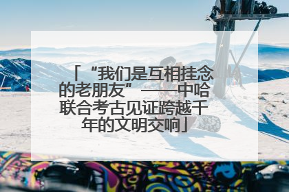 “我们是互相挂念的老朋友”——中哈联合考古见证跨越千年的文明交响