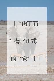 “肉丁面”有了正式的“家”