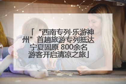“西南专列·乐游神州”首趟旅游专列抵达宁夏固原 800余名游客开启清凉之旅