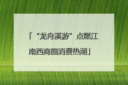 “龙舟溪游”点燃江南西商圈消费热潮