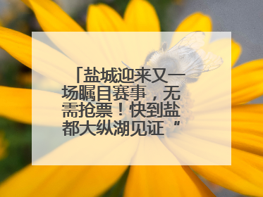 盐城迎来又一场瞩目赛事，无需抢票！快到盐都大纵湖见证“铁人”诞生