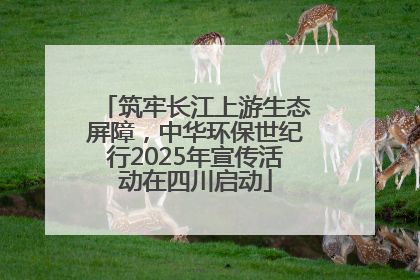 筑牢长江上游生态屏障，中华环保世纪行2025年宣传活动在四川启动