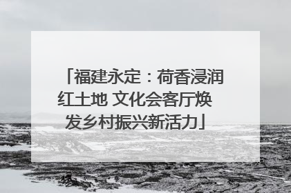 福建永定：荷香浸润红土地 文化会客厅焕发乡村振兴新活力