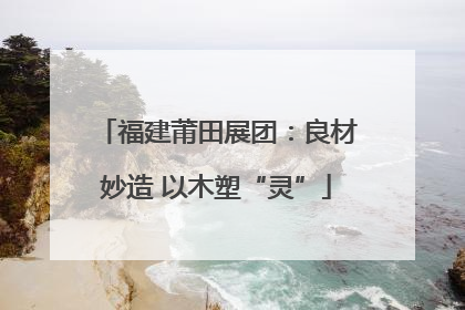 福建莆田展团：良材妙造 以木塑“灵”