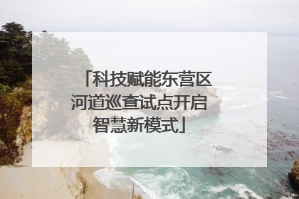 科技赋能东营区河道巡查试点开启智慧新模式