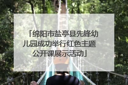 绵阳市盐亭县先锋幼儿园成功举行红色主题公开课展示活动