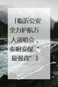 临沂公安全力护航万人演唱会，奏响安保“最强音”