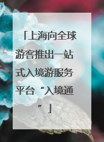 上海向全球游客推出一站式入境游服务平台“入境通”