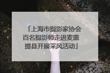 上海市摄影家协会百名摄影师走进麦盖提县开展采风活动