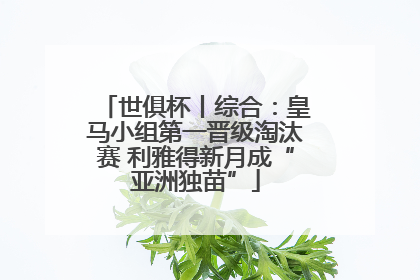 世俱杯丨综合：皇马小组第一晋级淘汰赛 利雅得新月成“亚洲独苗”