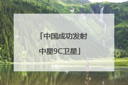 中国成功发射中星9C卫星