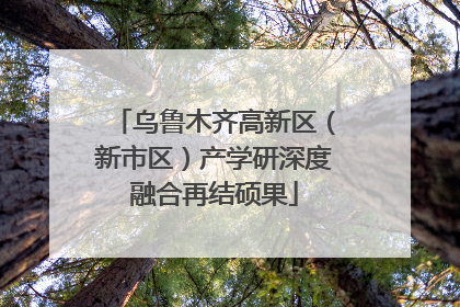 乌鲁木齐高新区（新市区）产学研深度融合再结硕果