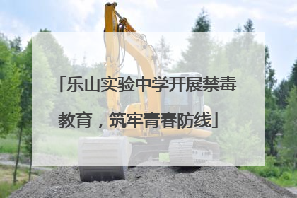 乐山实验中学开展禁毒教育，筑牢青春防线