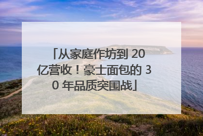从家庭作坊到 20 亿营收！豪士面包的 30 年品质突围战