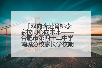 双向奔赴育桃李 家校同心向未来——合肥市第四十二中学南城分校家长学校期末总结会圆满召开