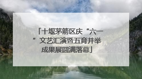十堰茅箭区庆“六一”文艺汇演暨五育并举成果展圆满落幕