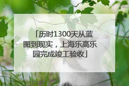 历时1300天从蓝图到现实，上海乐高乐园完成竣工验收