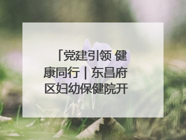 党建引领 健康同行｜东昌府区妇幼保健院开启共建新篇章