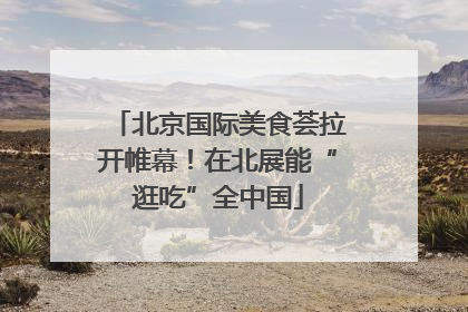 北京国际美食荟拉开帷幕！在北展能“逛吃”全中国