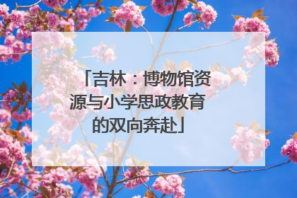 吉林：博物馆资源与小学思政教育的双向奔赴