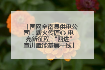 国网全南县供电公司：薪火传匠心 电亮新征程 “四进”宣讲赋能基层一线