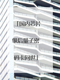 国内芯片级后量子密码卡问世