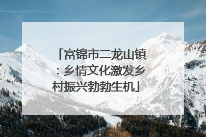 富锦市二龙山镇：乡情文化激发乡村振兴勃勃生机
