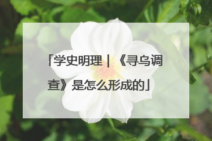 学史明理｜《寻乌调查》是怎么形成的