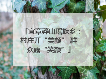 宜章莽山瑶族乡：村庄开“美颜” 群众露“笑颜”