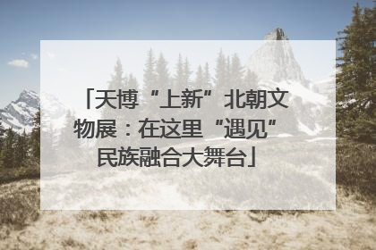 天博“上新”北朝文物展：在这里“遇见”民族融合大舞台