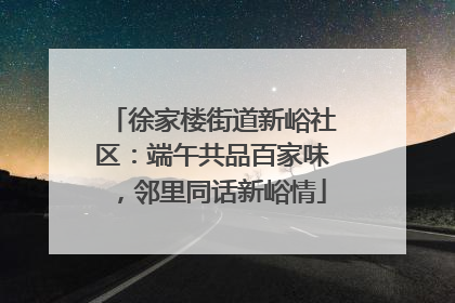徐家楼街道新峪社区：端午共品百家味，邻里同话新峪情