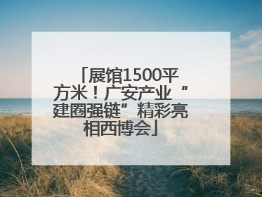 展馆1500平方米！广安产业“建圈强链”精彩亮相西博会