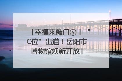 幸福来敲门⑤丨“C位”出道！岳阳市博物馆焕新开放