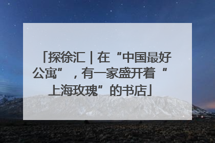 探徐汇｜在“中国最好公寓”，有一家盛开着“上海玫瑰”的书店