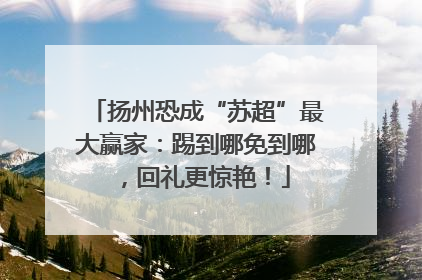 扬州恐成“苏超”最大赢家：踢到哪免到哪，回礼更惊艳！