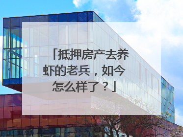 抵押房产去养虾的老兵，如今怎么样了？