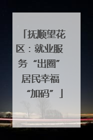 抚顺望花区：就业服务“出圈” 居民幸福“加码”