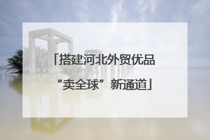 搭建河北外贸优品“卖全球”新通道