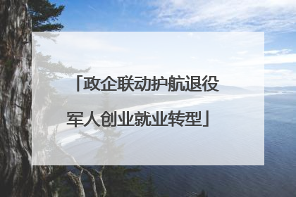 政企联动护航退役军人创业就业转型