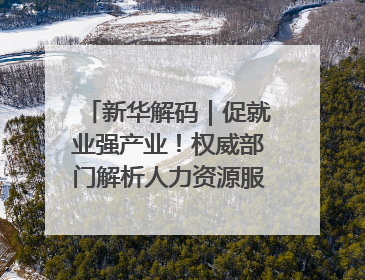 新华解码｜促就业强产业！权威部门解析人力资源服务业与制造业融合发展试点
