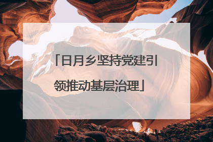 日月乡坚持党建引领推动基层治理