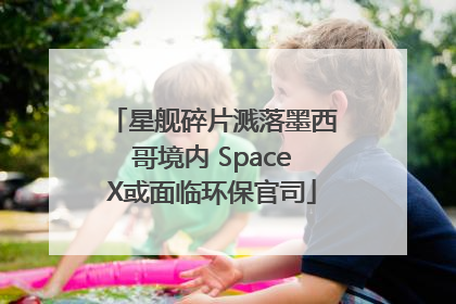 星舰碎片溅落墨西哥境内 SpaceX或面临环保官司
