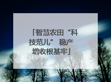 智慧农田“科技范儿” 稳产增收根基牢
