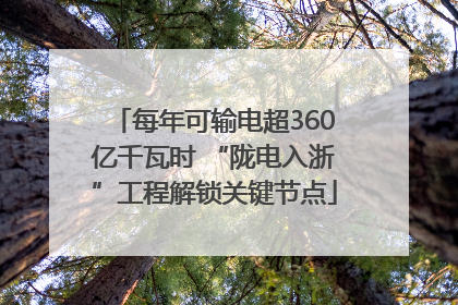 每年可输电超360亿千瓦时 “陇电入浙”工程解锁关键节点