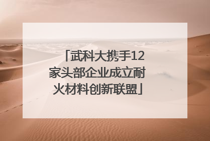 武科大携手12家头部企业成立耐火材料创新联盟