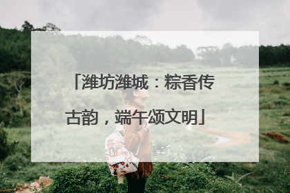 潍坊潍城：粽香传古韵，端午颂文明