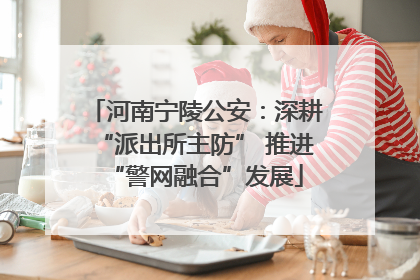 河南宁陵公安：深耕“派出所主防” 推进“警网融合”发展