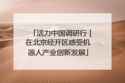 活力中国调研行｜在北京经开区感受机器人产业创新发展